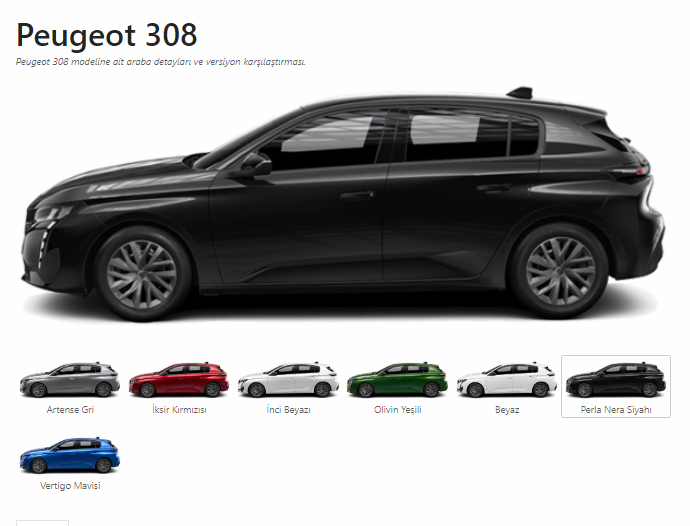 2024 Peugeot 308 Fiyatları ve Önemli Motor Özellikleri